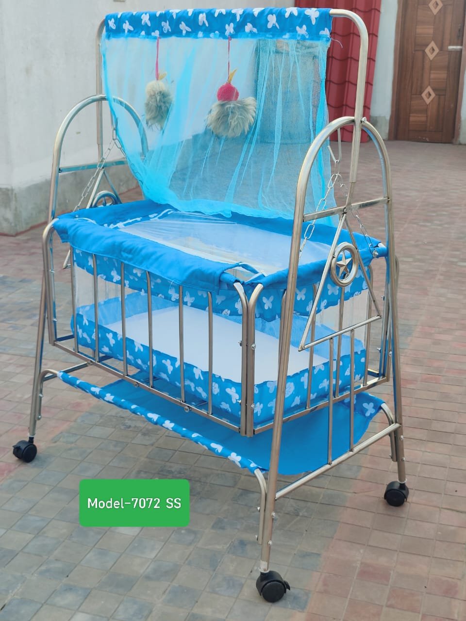Model–7072 SS | Baby Cradle - Image 2
