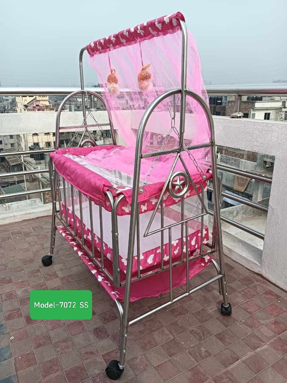 Model–7072 SS | Baby Cradle