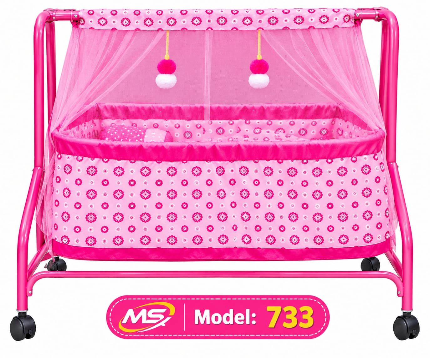 Model–733 MS | Baby Cradle