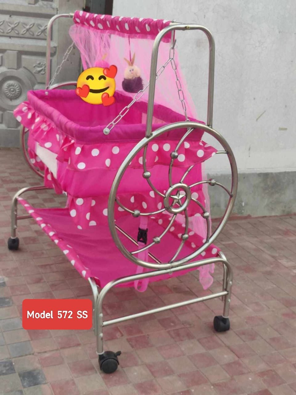 Model–572 SS | Baby Cradle - Image 2
