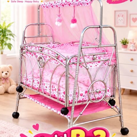 Model–R-3 | SS Pipe Baby Cradle